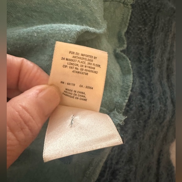 Anthropologie Knitted and Knotted Open Front Cardigan Jacket L EUC - Picture 14 of 15